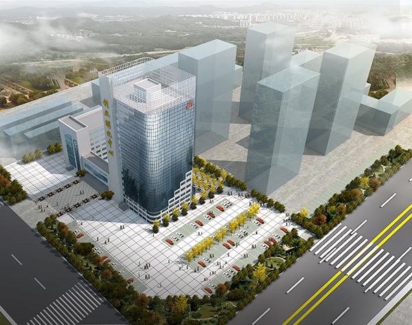 淄博市创业孵化中心幕墙效果